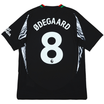 2024-25 Arsenal Authentic Away Shirt Odegaard #8 (L)