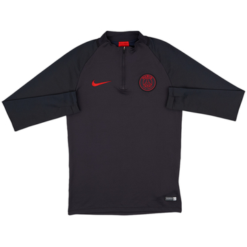 2019-20 Paris Saint-Germain Nike 1/4 Zip Drill Top - 8/10 - (S)