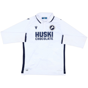 2021-22 Millwall Away L/S Shirt - 7/10 - (XL.Boys)