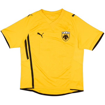 2009-10 AEK Athens Home Shirt - 5/10 - (L)