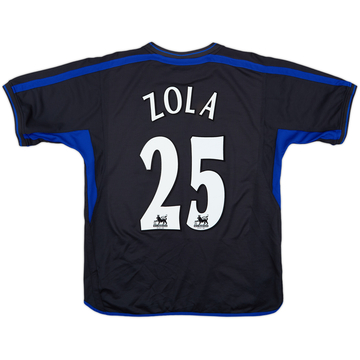 2002-04 Chelsea Away Shirt Zola #25 - 9/10 - (L)