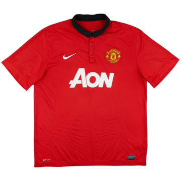 2013-14 Manchester United Home Shirt - 5/10 - (XL)