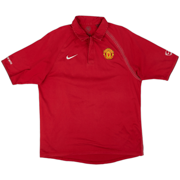 2004-05 Manchester United Nike Polo Shirt - 8/10 - (M)