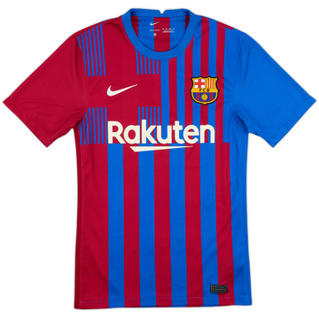 2021-22 Barcelona Home Shirt - 8/10 - (XS)