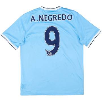 2013-14 Manchester City Home Shirt A.Negredo #9 - 8/10 - (L)