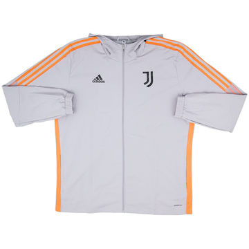 2021-22 Juventus adidas Hooded Rain Jacket - 10/10 - (XL)