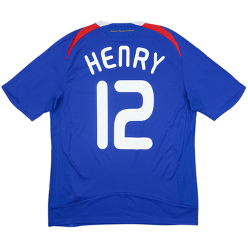 2007-08 France Home Shirt Henry #12 - 7/10 - (L)