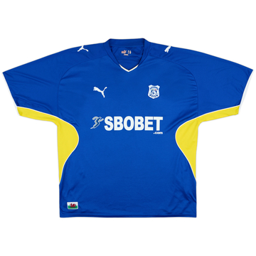 2009-10 Cardiff Home Shirt - 8/10 - (XL)