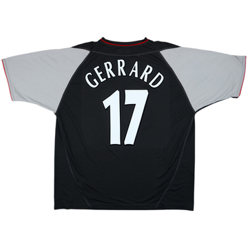 2002-04 Liverpool Away Shirt Gerrard #17 - 7/10 - (XL)