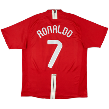 2007-09 Manchester United Home Shirt Ronaldo #7 - 6/10 - (L)