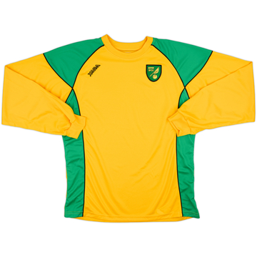 2006-08 Norwich Home L/S Shirt - 9/10 - (L)