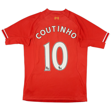 2013-14 Liverpool Home Shirt Coutinho #10 - 6/10 - (S)