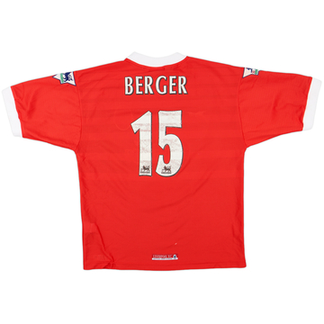 1998-00 Liverpool Home Shirt Berger #15 - 6/10 - (L)