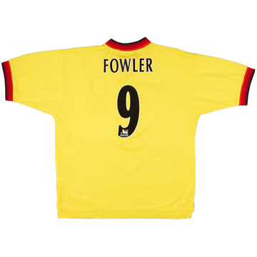 1997-99 Liverpool Away Shirt Fowler #9 - 8/10 - (XL)