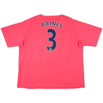 2010-11 Everton Away Shirt Baines #3 - 10/10 - (XXL)
