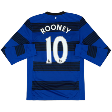 2011-13 Manchester United Away L/S Shirt Rooney #10 - 8/10 - (S)