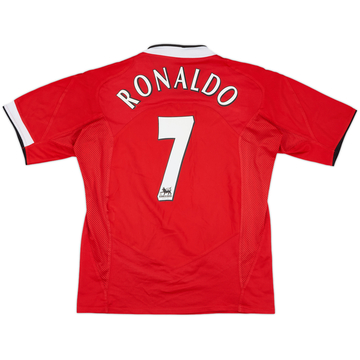 2004-06 Manchester United Home Shirt Ronaldo #7 - 8/10 - (M)