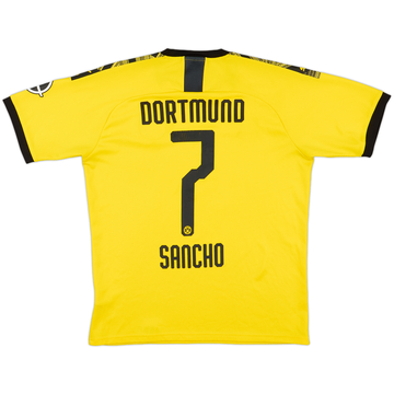 2019-20 Borussia Dortmund Home Shirt Sancho #7 - 6/10 - (M)