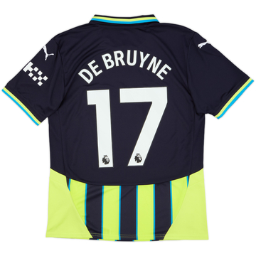 2024-25 Manchester City Away Shirt De Bruyne #17 (M)