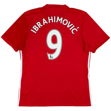 2016-17 Manchester United Home Shirt Ibrahimovic #9 - 6/10 - (L)