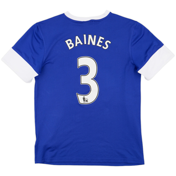 2012-13 Everton Home Shirt Baines #3 - 7/10 - (M)