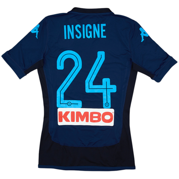 2017-19 Napoli Authentic Third Shirt Insigne #24 - 10/10 - (S)