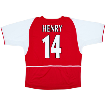 2002-04 Arsenal Home Shirt Henry #14 - 10/10 - (XL)