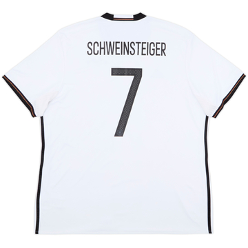 2015-16 Germany Home Shirt Schweinsteiger #7 - 6/10 - (XXL)