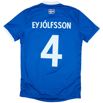 2016-18 Iceland Home Shirt Eyjolfsson #4 - 10/10 - (L)