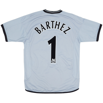 2001-02 Manchester United Centenary GK S/S Shirt Barthez #1 - 9/10 - (S)