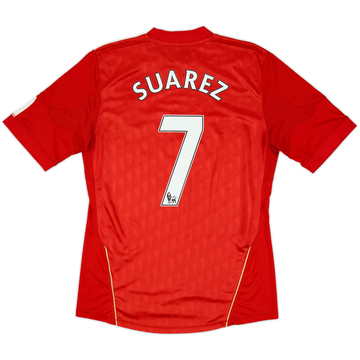 2010-12 Liverpool Home Shirt Suarez #7 - 5/10 - (M)