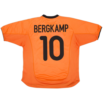 2000-02 Netherlands Home Shirt Bergkamp #10 - 7/10 - (XL)