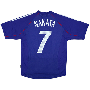 2002-04 Japan Home Shirt Nakata #7 - 8/10 - (M)
