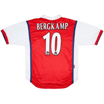 1998-99 Arsenal Home Shirt Bergkamp #10 - 6/10 - (L)