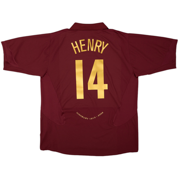 2005-06 Arsenal Home Shirt Henry #14 - 10/10 - (XXL)