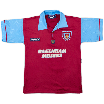 1995-97 West Ham Centenary Home Shirt - 5/10 - (L.Boys)