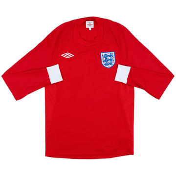2010-11 England Away L/S Shirt - 8/10 - (S)