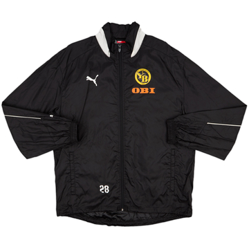 2008-10 Young Boys Player Issue Puma Hooded Rain Jacket #28 - 7/10 - (M)