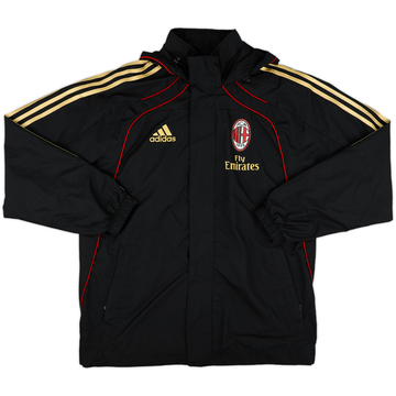 2010-11 AC Milan adidas Hooded Rain Jacket - 10/10 - (S)