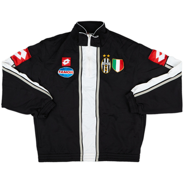 2002-03 Juventus Lotto 1/4 Zip Sweat Top - 10/10 - (XL.Boys)