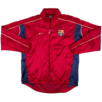 2001-02 Barcelona Nike Hooded Rain Jacket - 5/10 - (L)