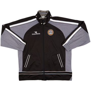 2000-01 Udinese Diadora Hooded Track Jacket - 8/10 - (XXL)