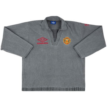 1992-93 Manchester United Umbro Drill Top - 8/10 - (L)