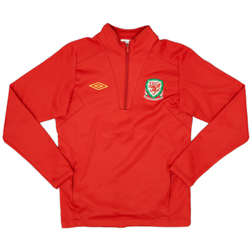 2012-13 Wales Umbro 1/4 Zip Drill Top - 9/10 - (S)