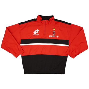 1994-95 AC Milan Lotto 1/4 Zip Track Jacket - 8/10 - (S)