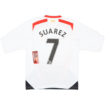 2013-14 Liverpool Away L/S Shirt Suarez #7 (12-13 Years)