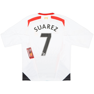 2013-14 Liverpool Away L/S Shirt Suarez #7 (14-15 Years)