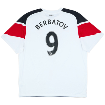 2010-12 Manchester United Away Shirt Berbatov #9 (XXL)