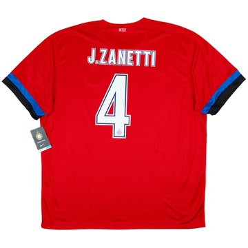 2012-13 Inter Milan Away Shirt J. Zanetti #4 (XXL)