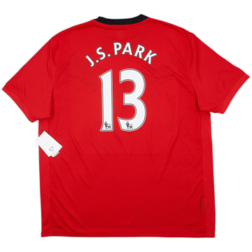 2009-10 Manchester United Home Shirt J.S.Park #13 (XXL)